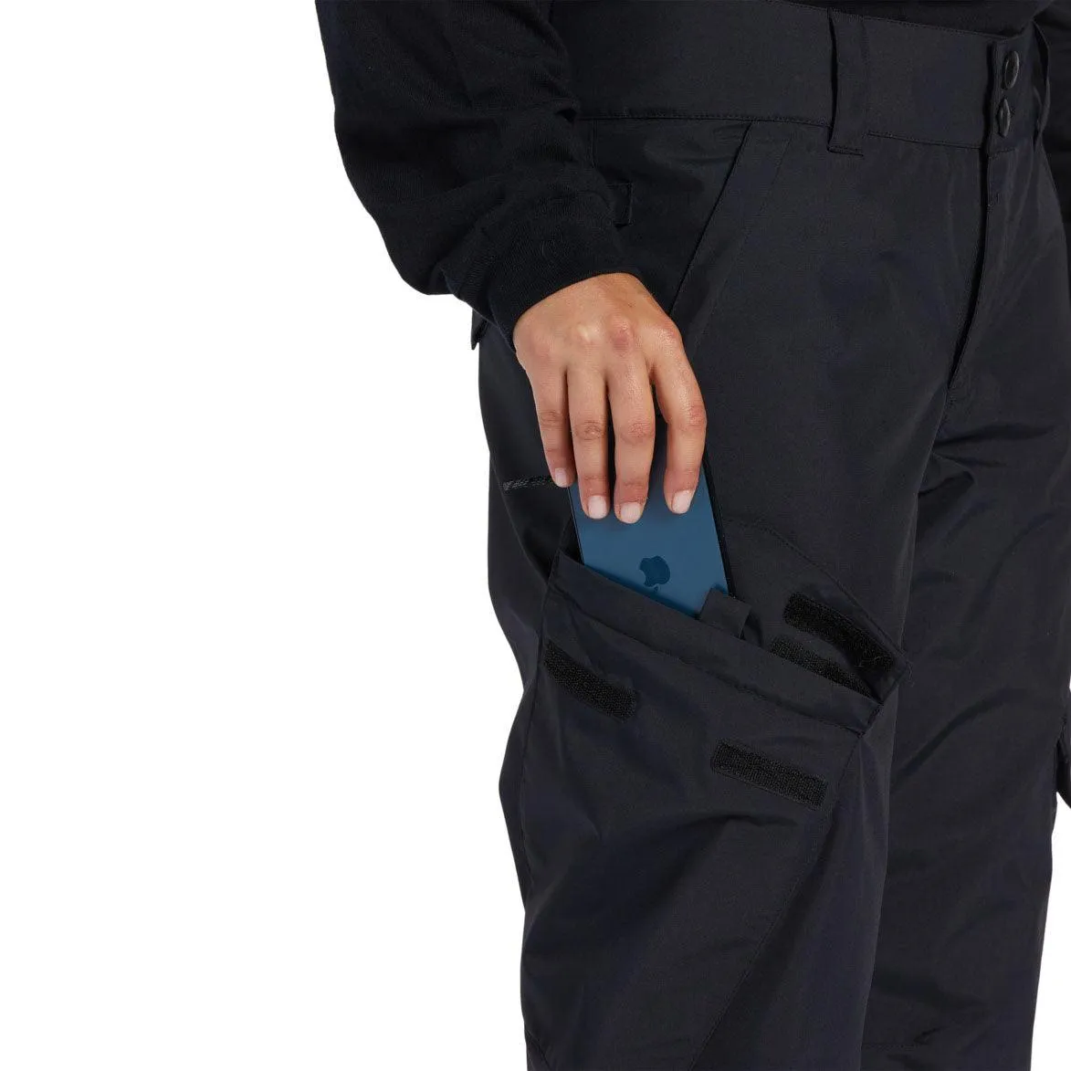 Pantalon Dc Snow Nonchalant Mujer Negro