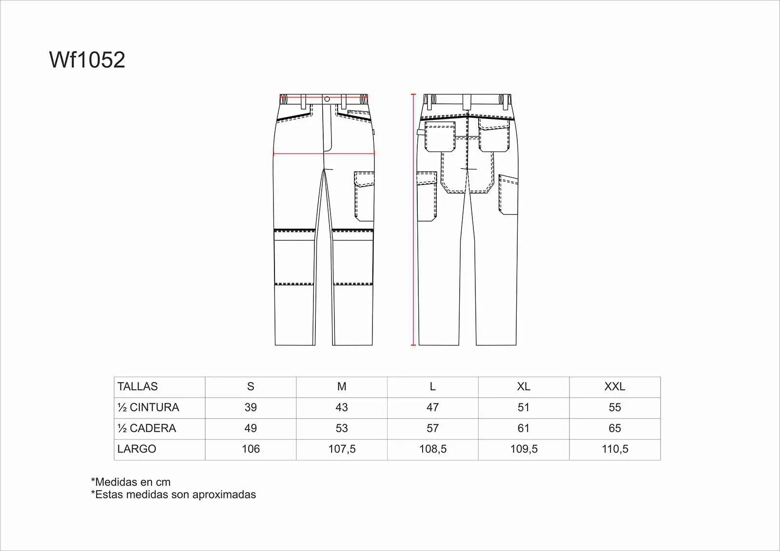 Pantalon Future WF1052 WorkTeam