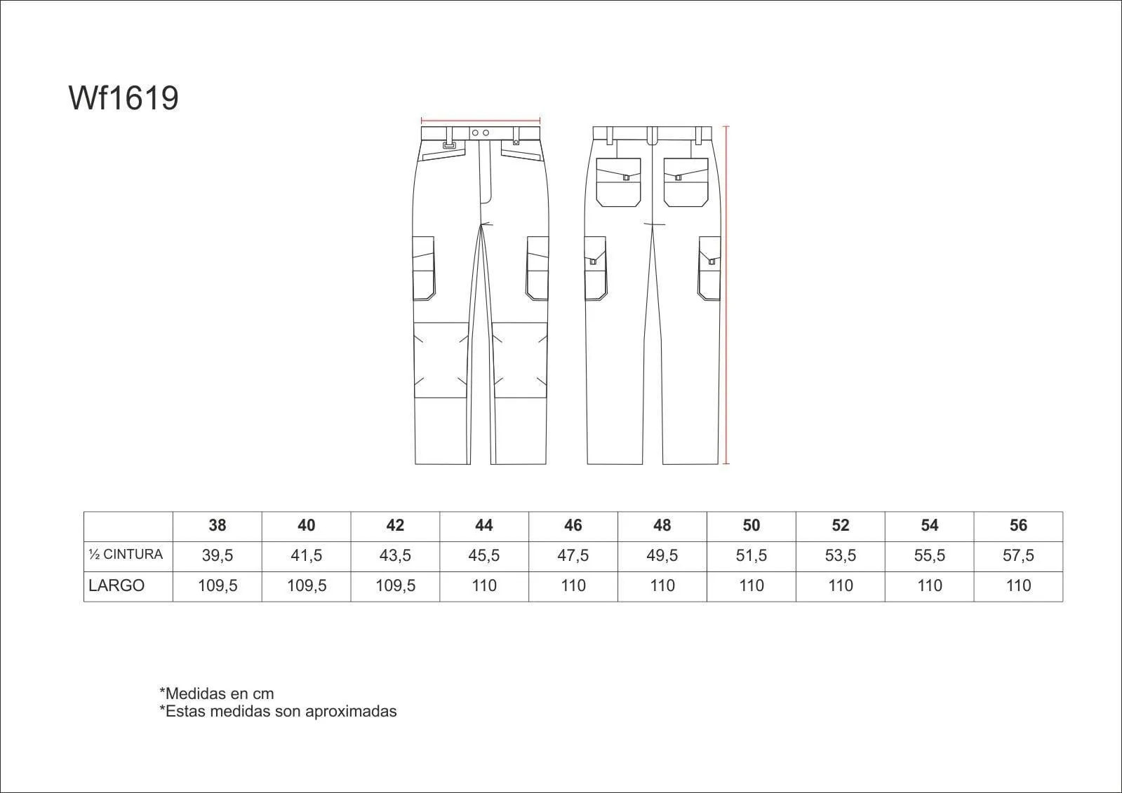 Pantalon Future WF1619 WorkTeam