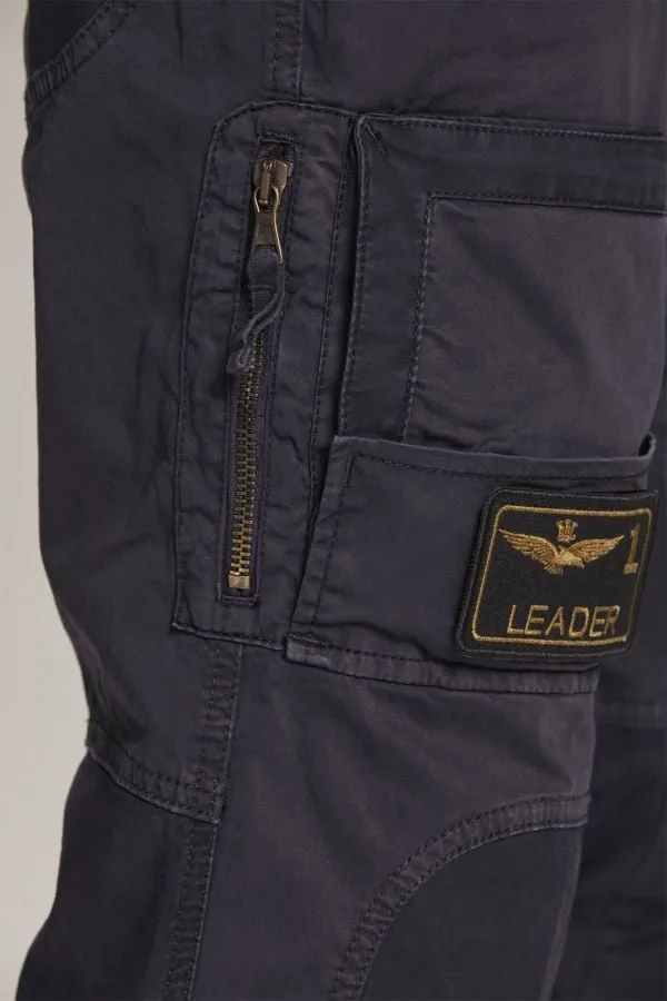 Pantalon Hombre Aeronautica Militare Pa1387Ct1493 08312 Blue Black