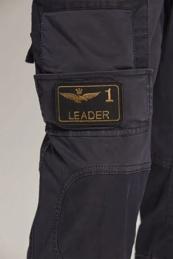 Pantalon Hombre Aeronautica Militare Pa1387Ct1493 08312 Blue Black