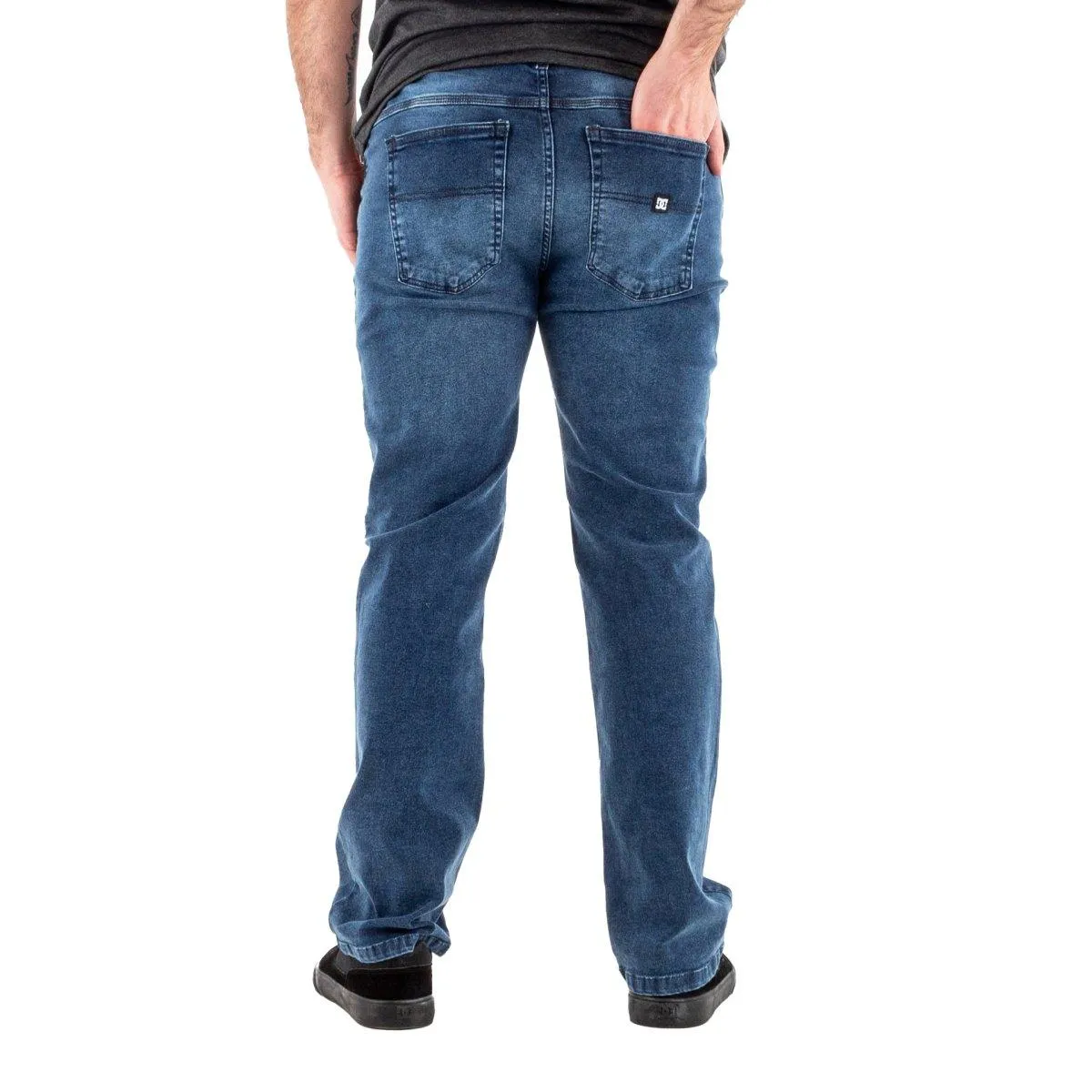 Pantalon Jean Dc Wrk Straight Blue Azul
