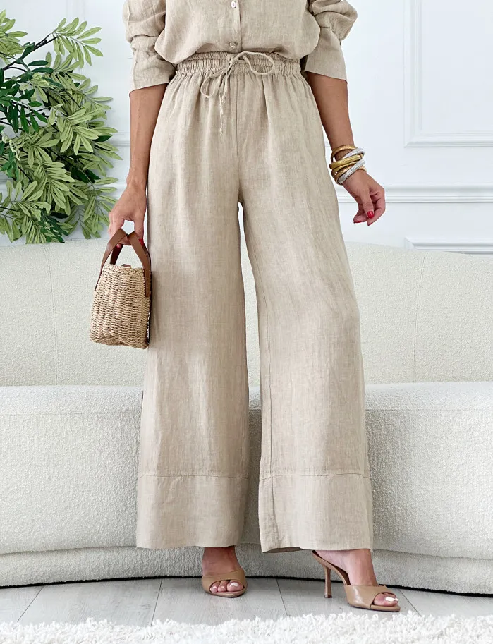 Pantalon linette camel