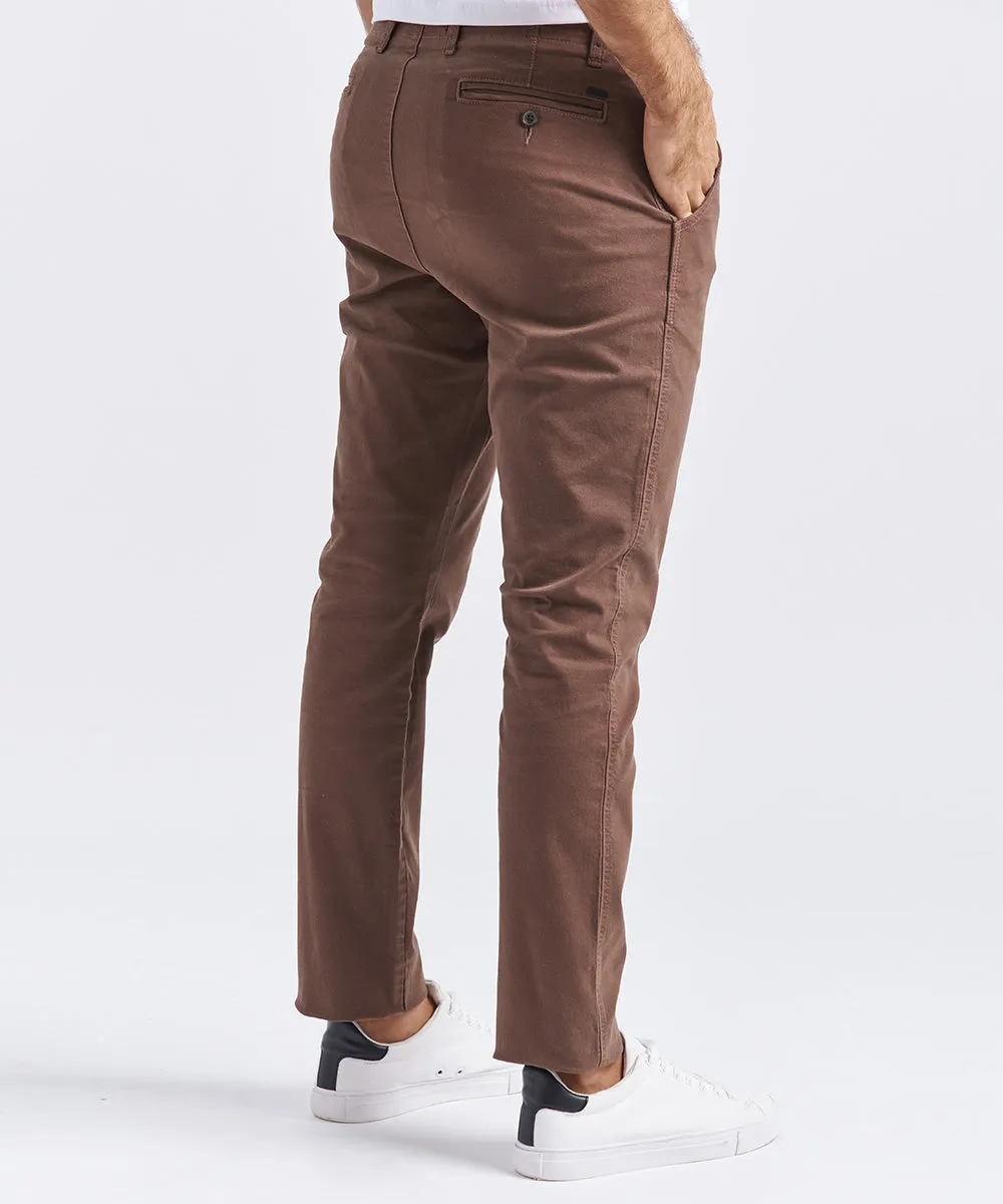 PANTALON MODA SLIM FIT MARRON PV24