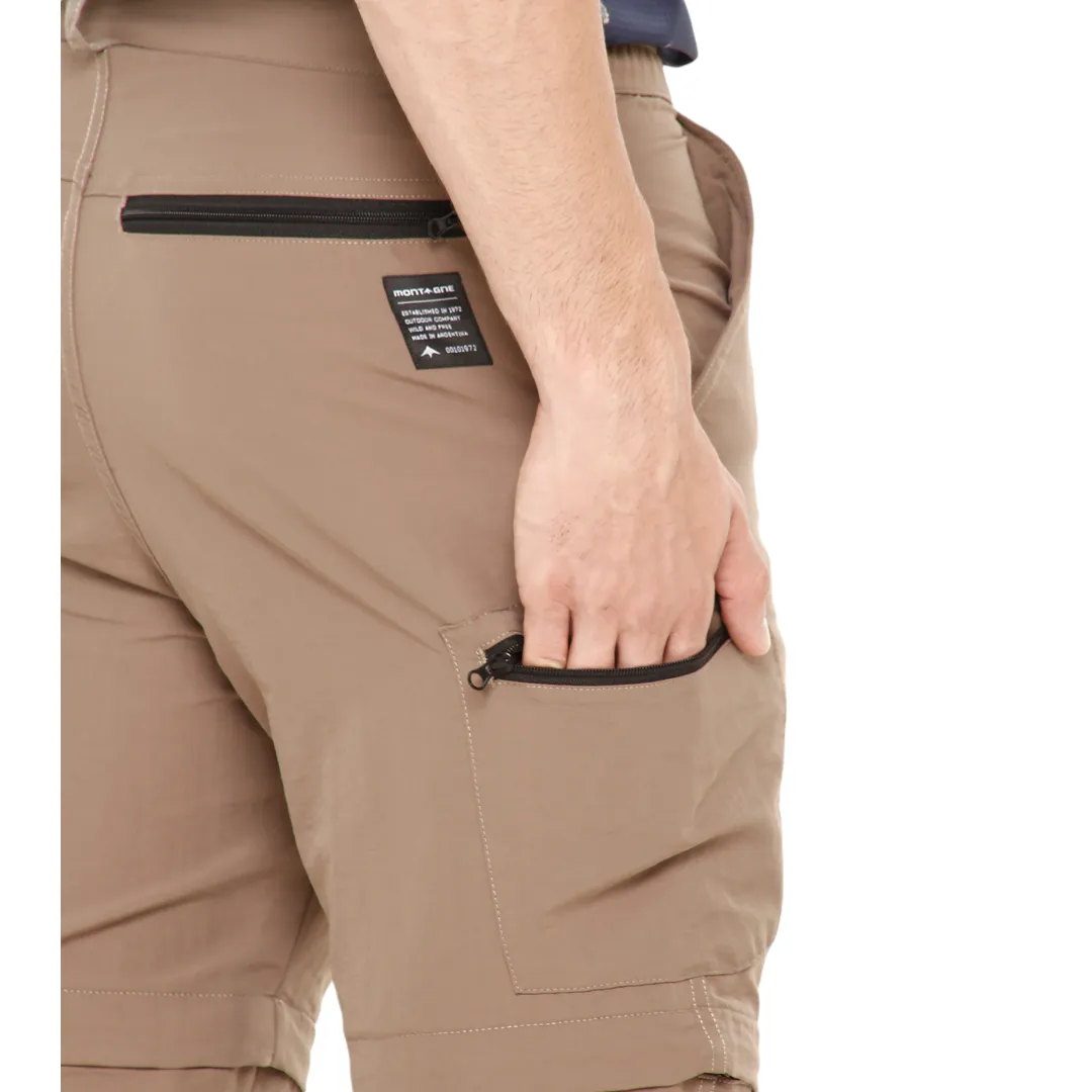 Pantalon Montagne Sherpa Zipper Trekking Desmontable Terra