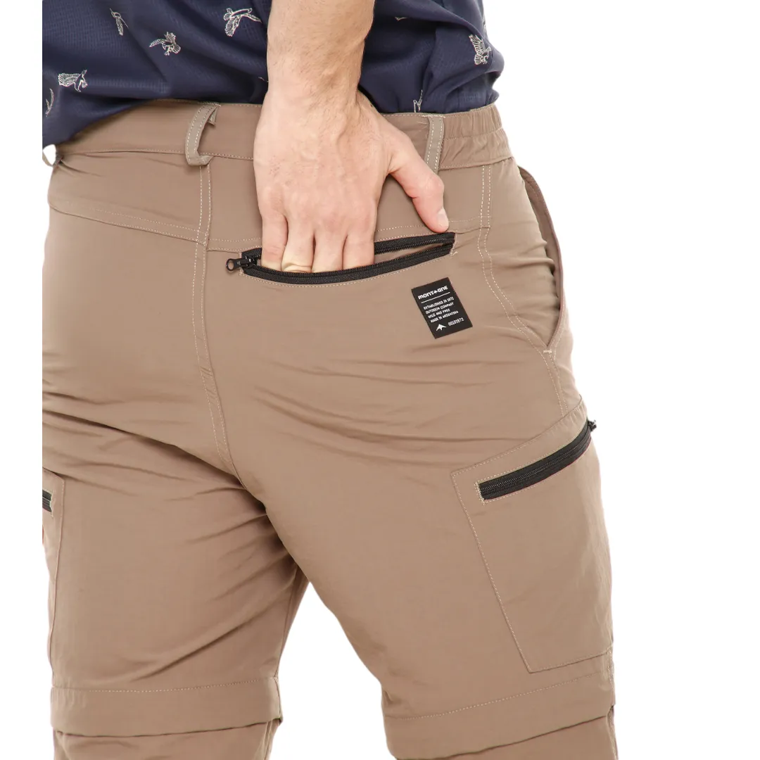 Pantalon Montagne Sherpa Zipper Trekking Desmontable Terra