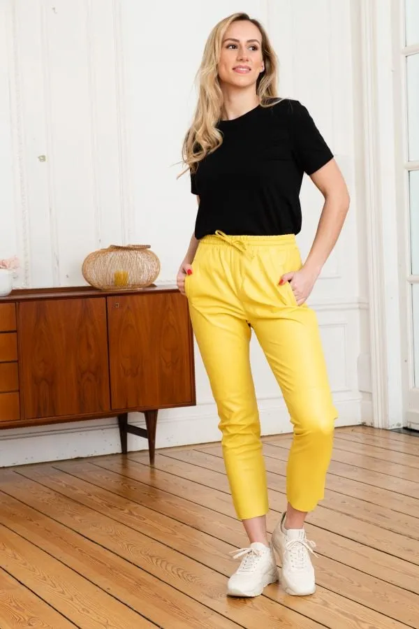 Pantalon Mujeres Oakwood Gift Jaune Clair 554