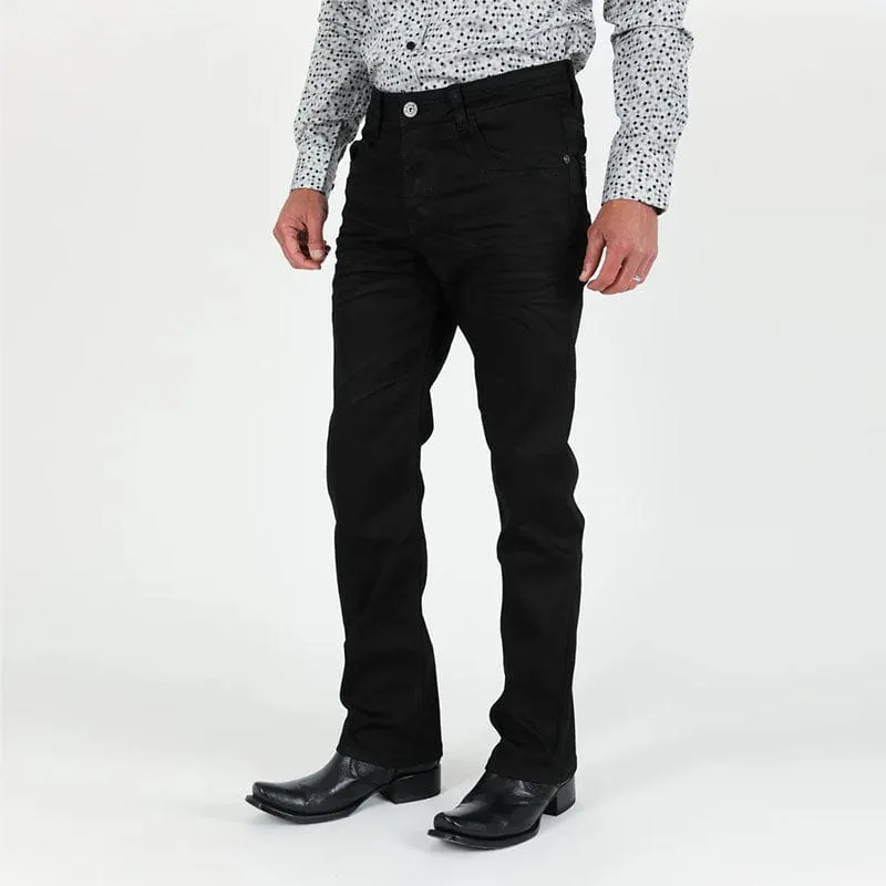 Pantalon Platini Black Relaxed Fit Stretch