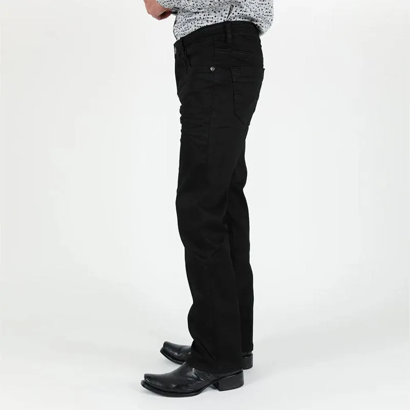 Pantalon Platini Black Relaxed Fit Stretch