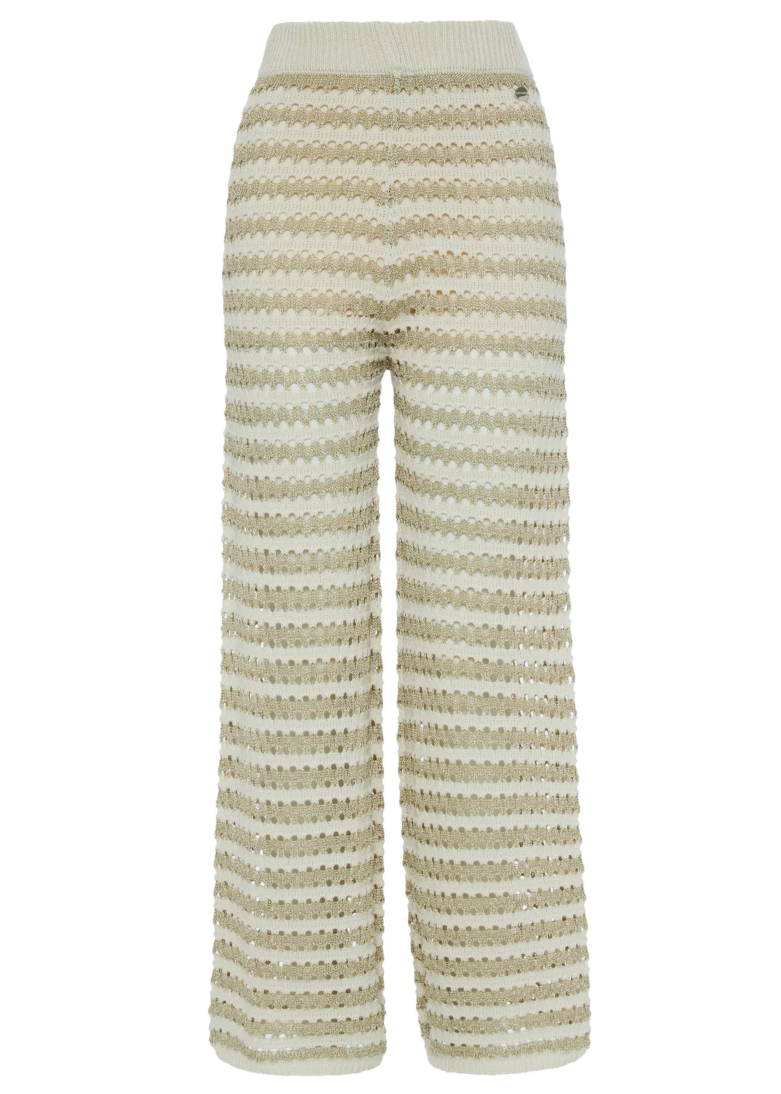 Pantalon punto dorado lurex