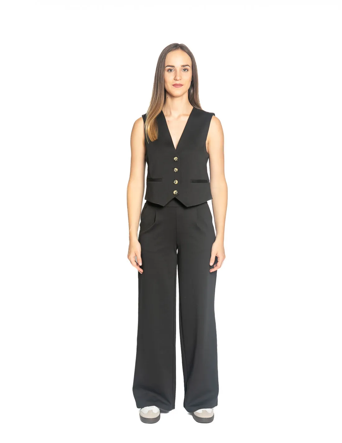 PANTALON RECTO NEGRO KATE ICHI