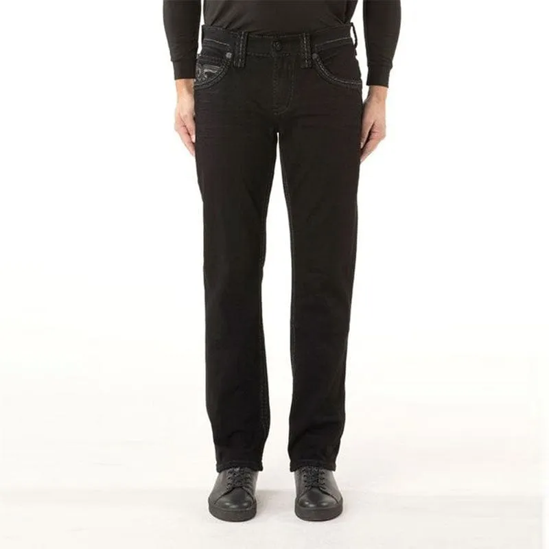 Pantalon Rock Revival Justinn J203 Straigth Black