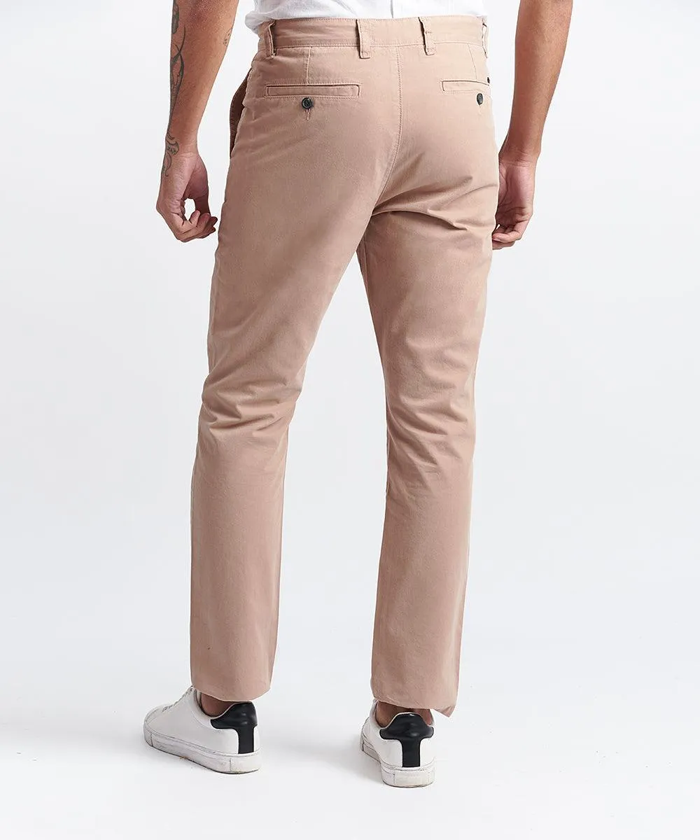 PANTALON SLIM FIT DRILL CORTES BOLSILLOS MARRON CLARO PV24