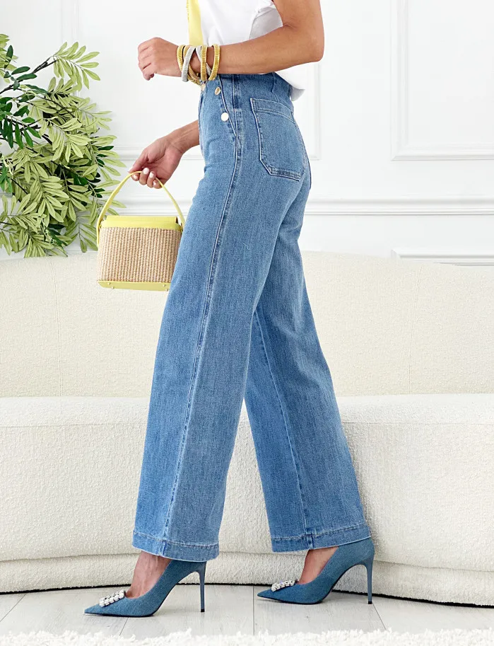 Pantalon Venise denim