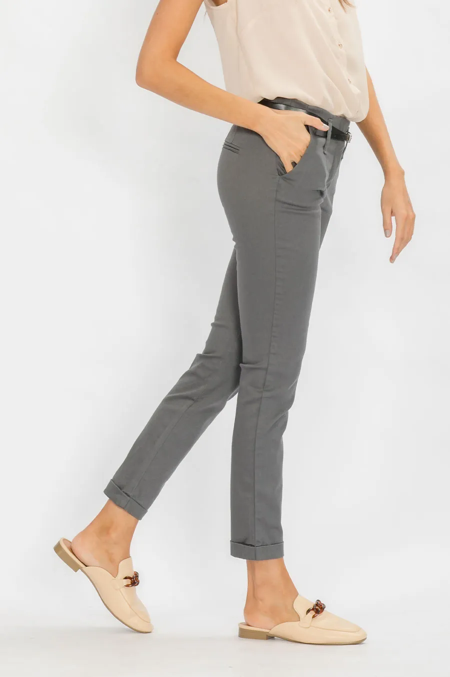 PANTALON WINDSOR SLIM C/CINTO