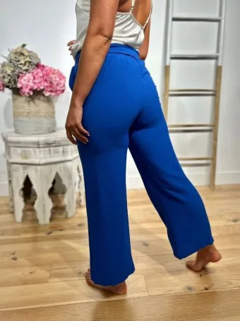 Pantalón Básico SIROYA Azul Klein
