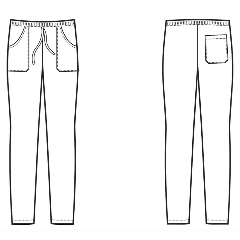 PANTALóN LABORAL DE MICROFIBRA BLANCO ISACCO  TALLA XXL