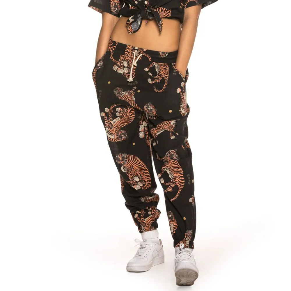 Pantalón Unisex Grimey Transsiberian Light Pant SS19 black