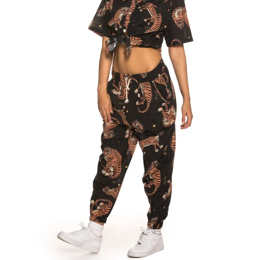 Pantalón Unisex Grimey Transsiberian Light Pant SS19 black