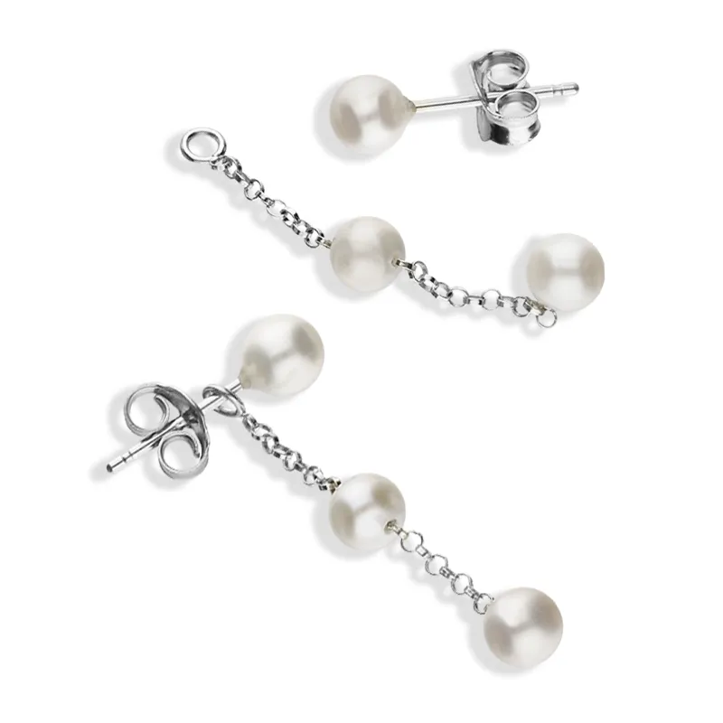 Pendientes Desmontables "Oyster Trio"