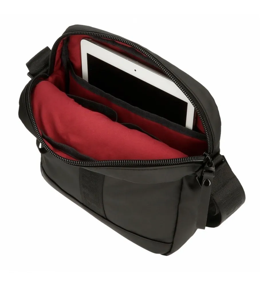 PEPE JEANS BANDOLERA GRANDE PEPE JEANS HOXTON PORTATABLET NEGRO