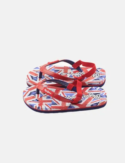 Pepe Jeans Chancla estampada