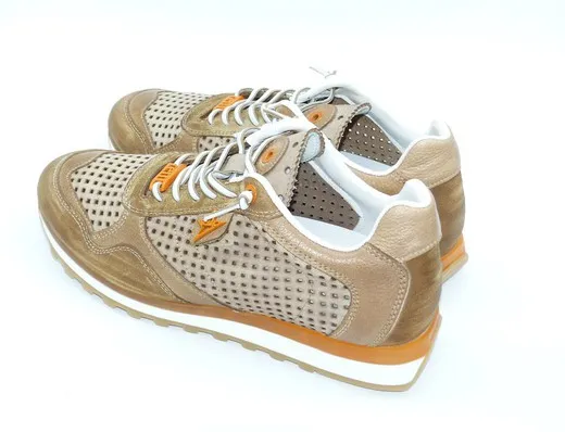 PIEL TROQUELADA SNEAKER CETTI C848 CUERO