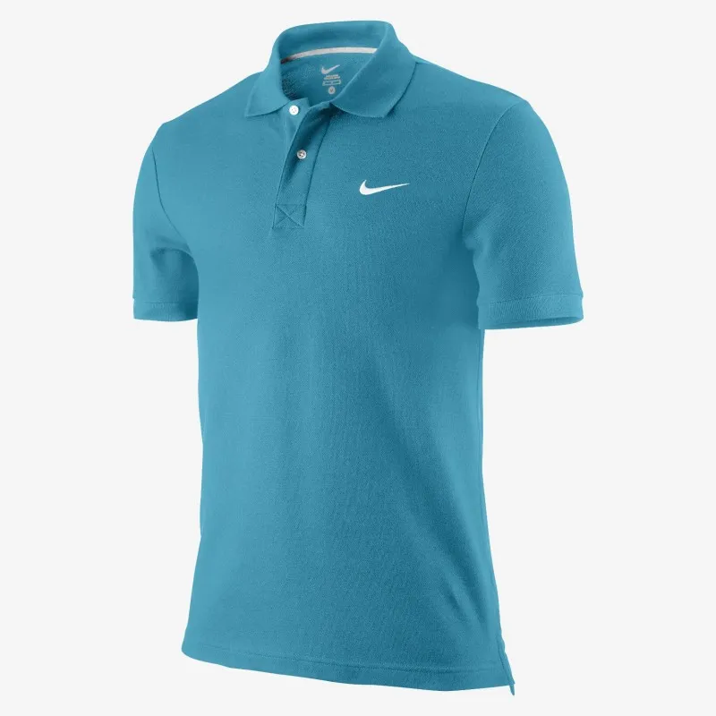 Polo de Nike SS Piqué de color turquesa