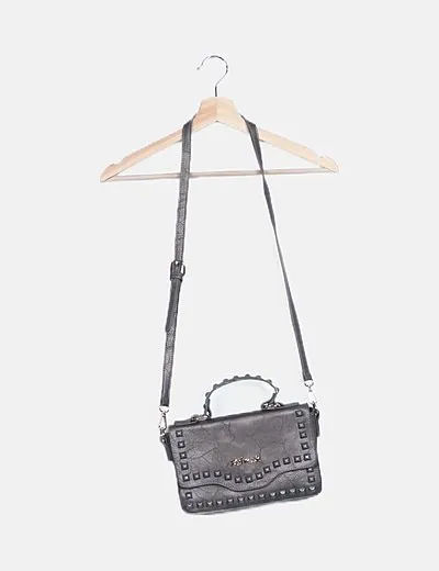 Refresh Bolso gris tachas