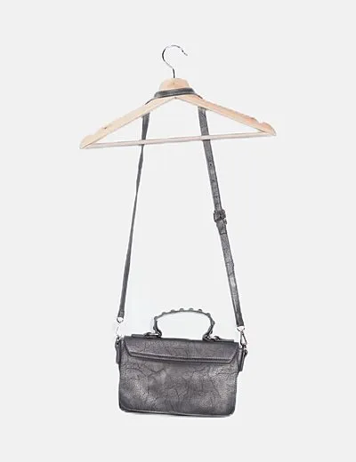 Refresh Bolso gris tachas