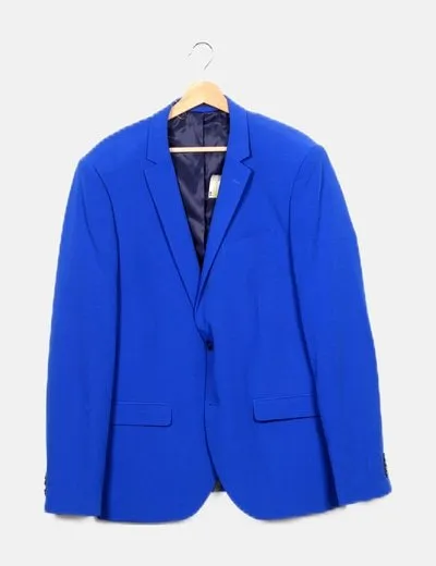 Reserved Blazer azul klein