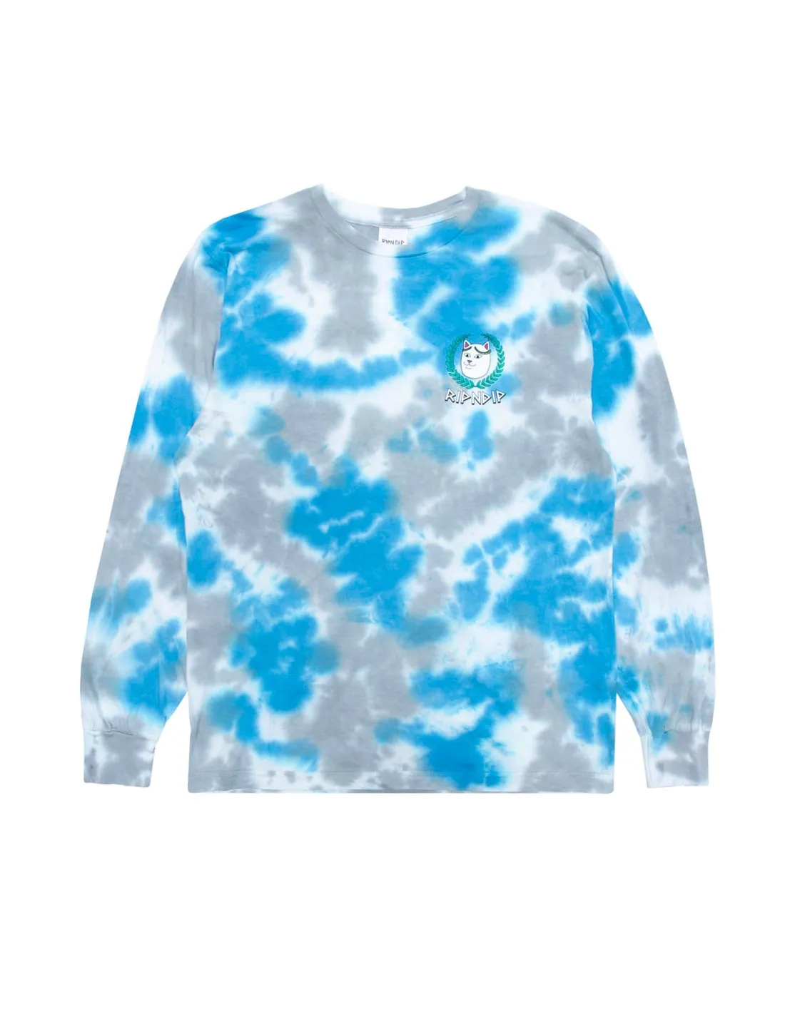RIPNDIP WAITING IN HEAVEN  TIE DYE  CAMISETA DE MANGA LARGA