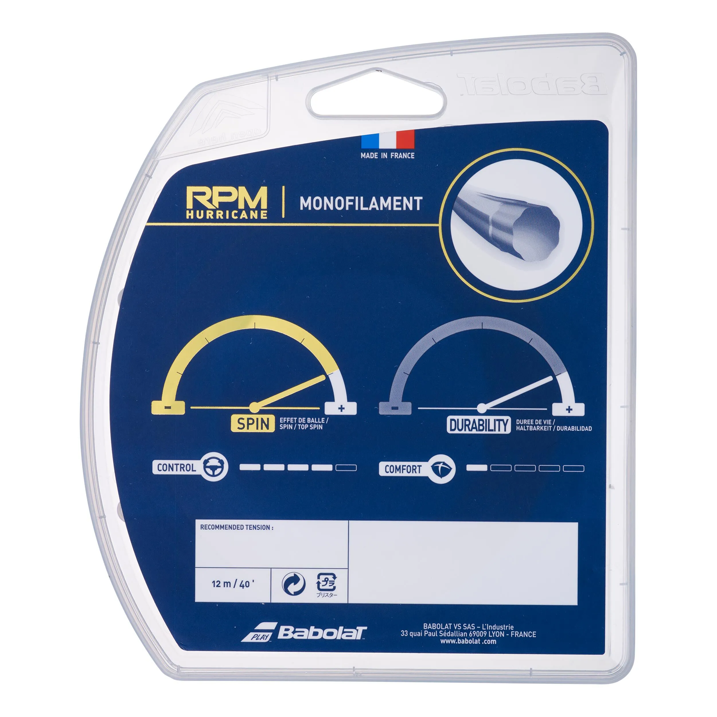 RPM Hurricane Sets Individuales 12m