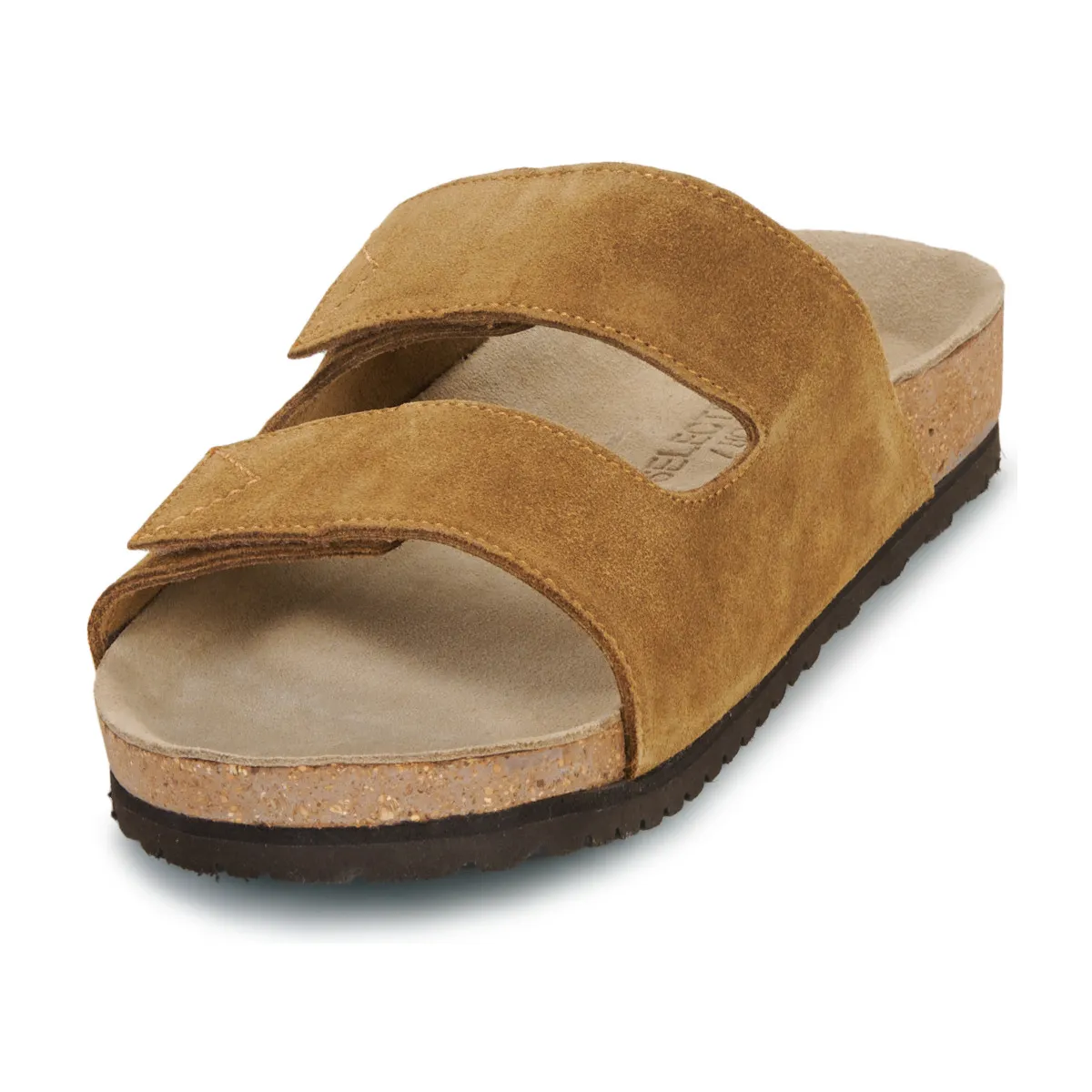 SLHBASTIAN SUEDE STRAP SLIDER B