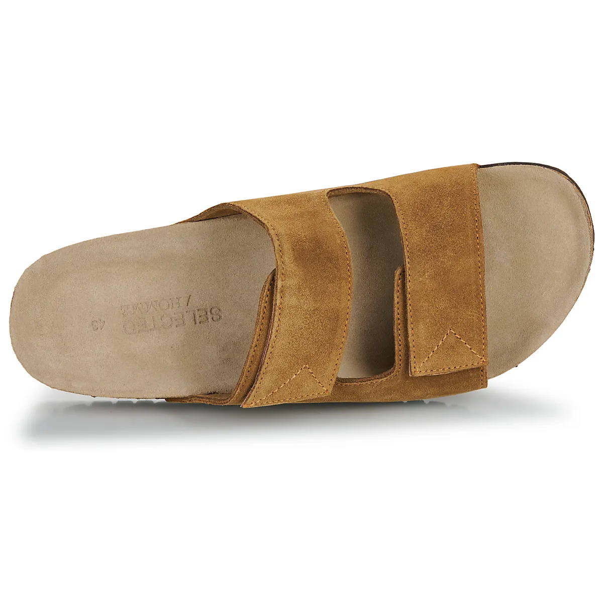 SLHBASTIAN SUEDE STRAP SLIDER B
