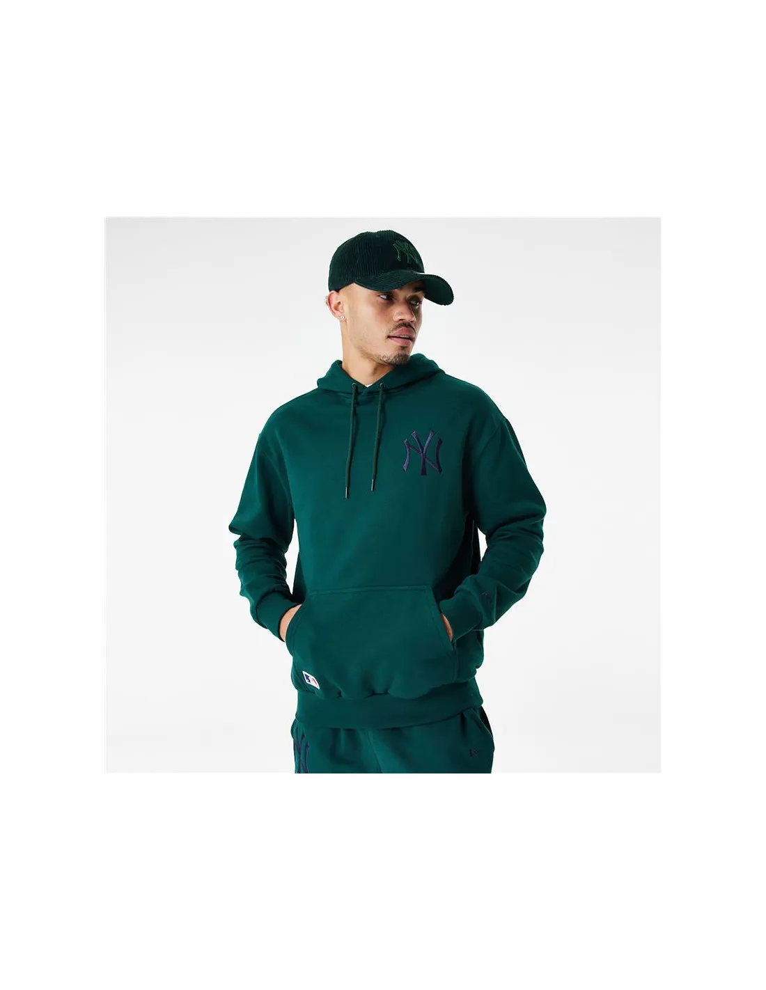 Sudadera New Era League Essentials New York Yankees Dark Green Hombre