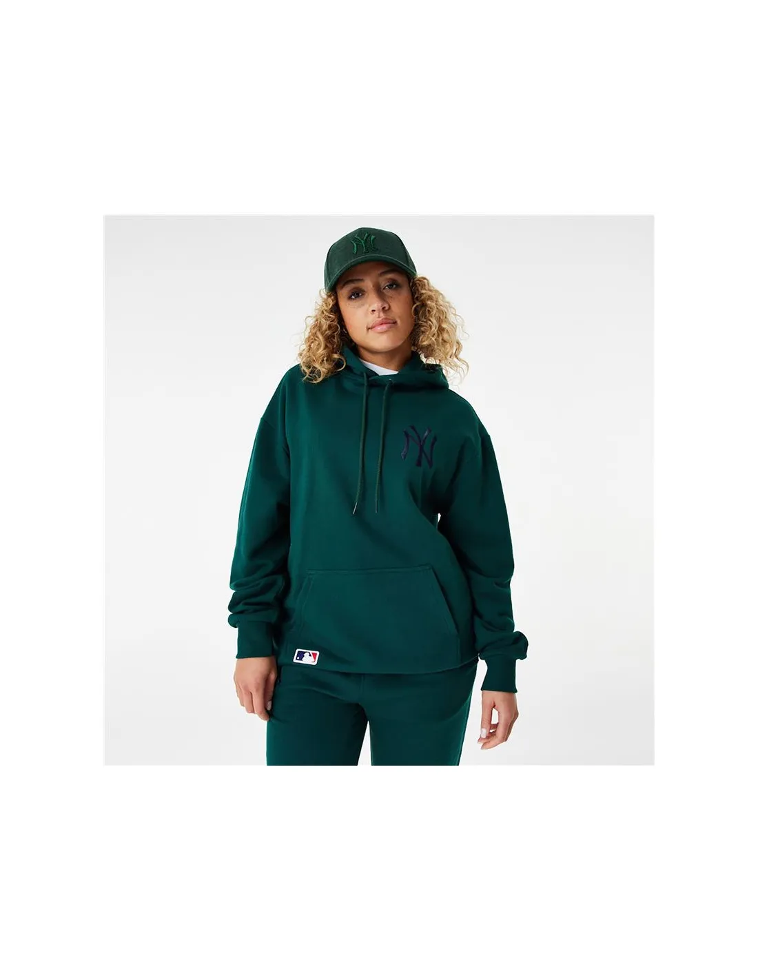 Sudadera New Era League Essentials New York Yankees Dark Green Hombre