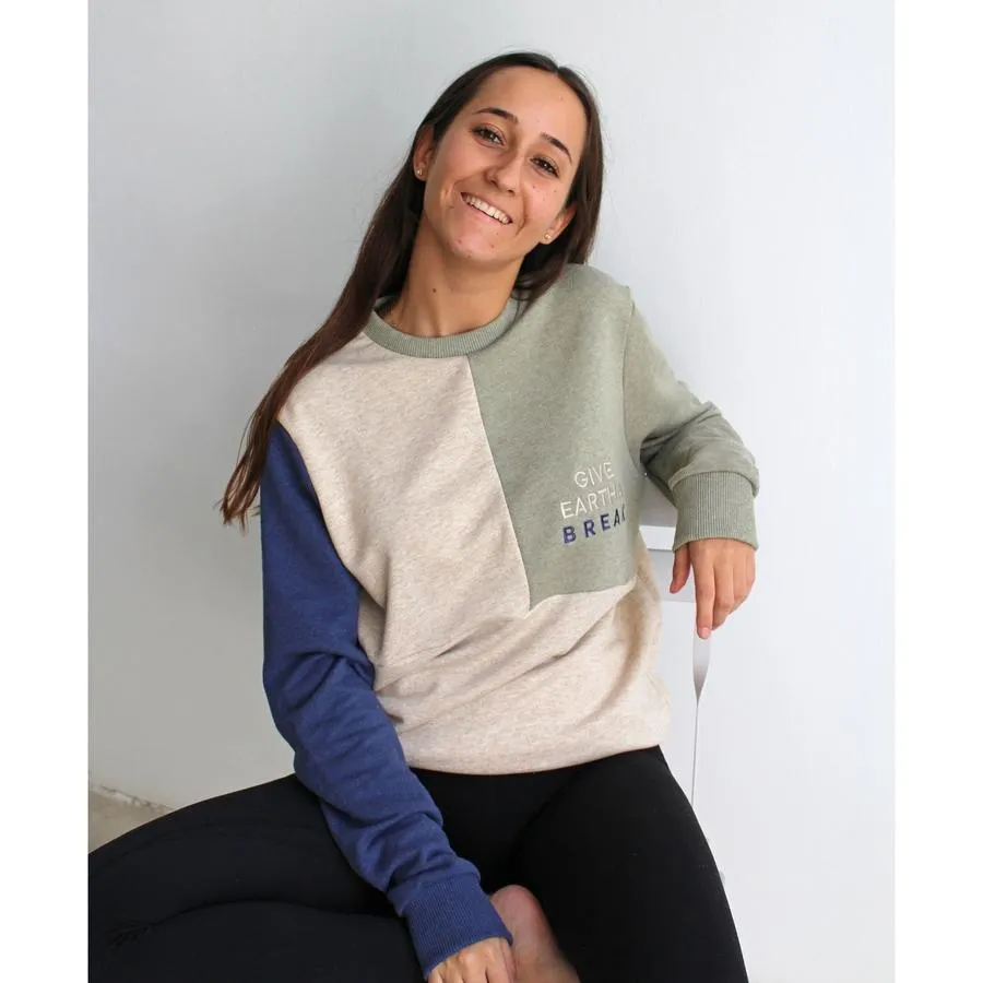 SUDADERA THREE COLOURS  UNISEX
