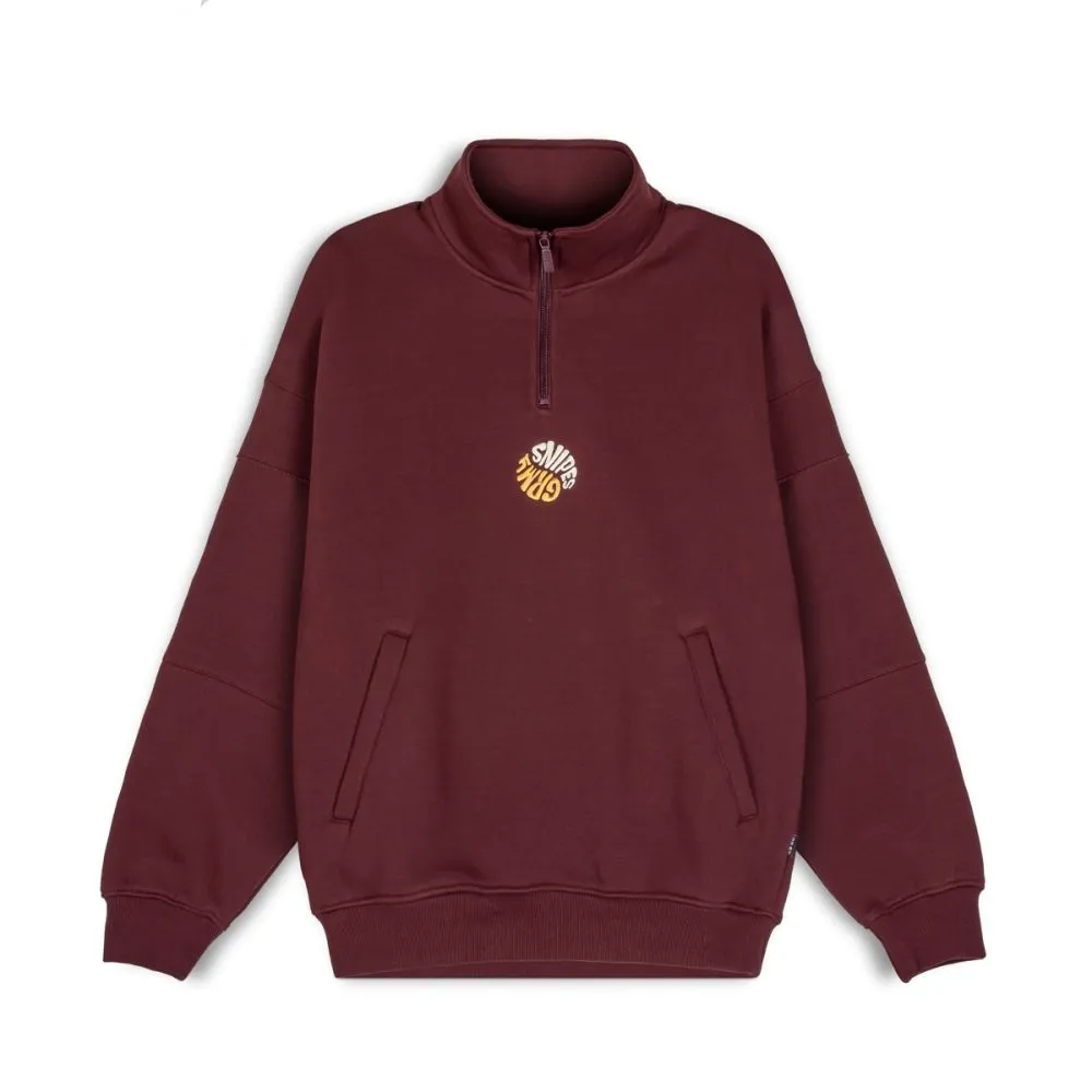 SUDADERA UNISEX GRIMEY "SNIPES X GRIMEY TRUE ROOTS" HIGH NECK  BROWN | FALL 22