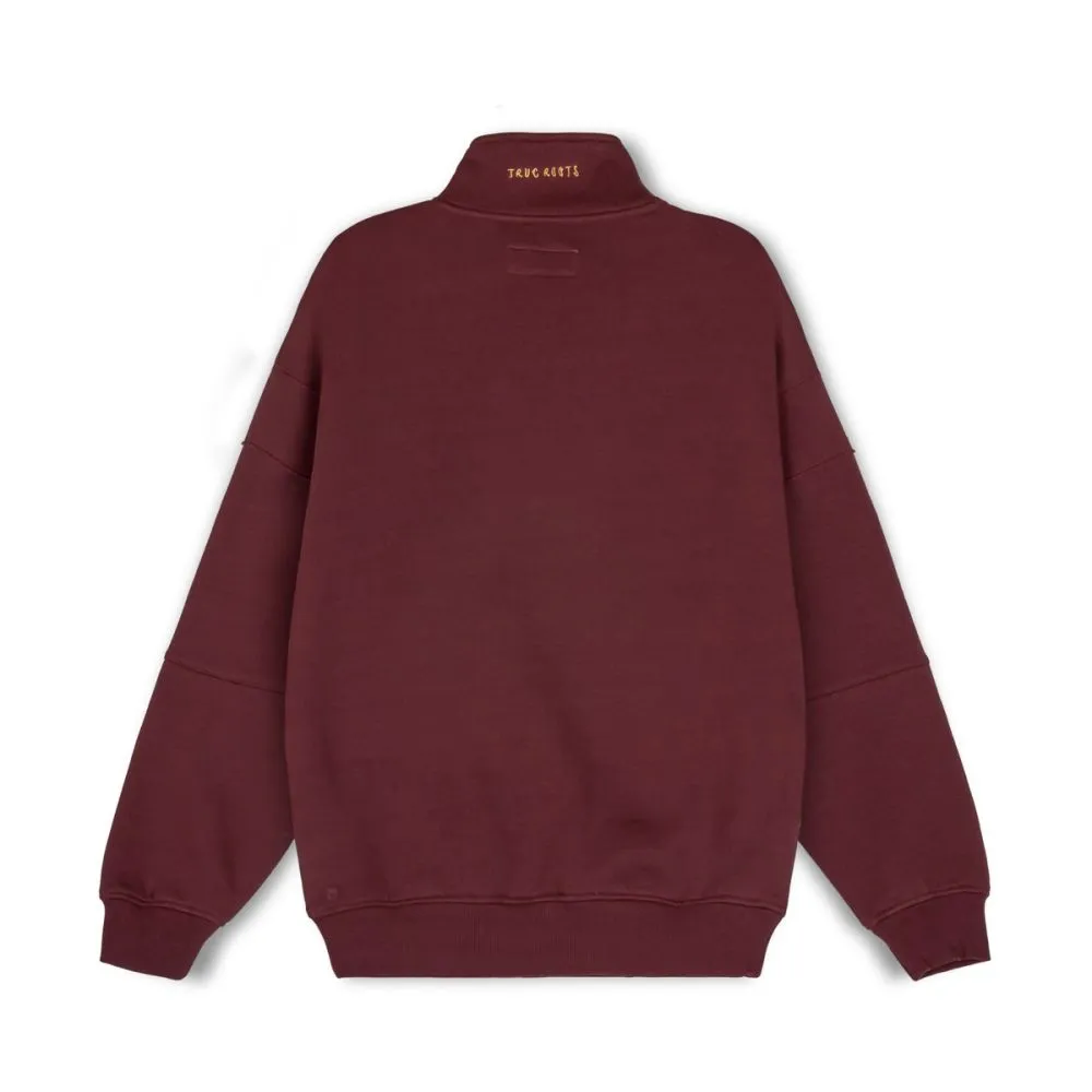 SUDADERA UNISEX GRIMEY "SNIPES X GRIMEY TRUE ROOTS" HIGH NECK  BROWN | FALL 22