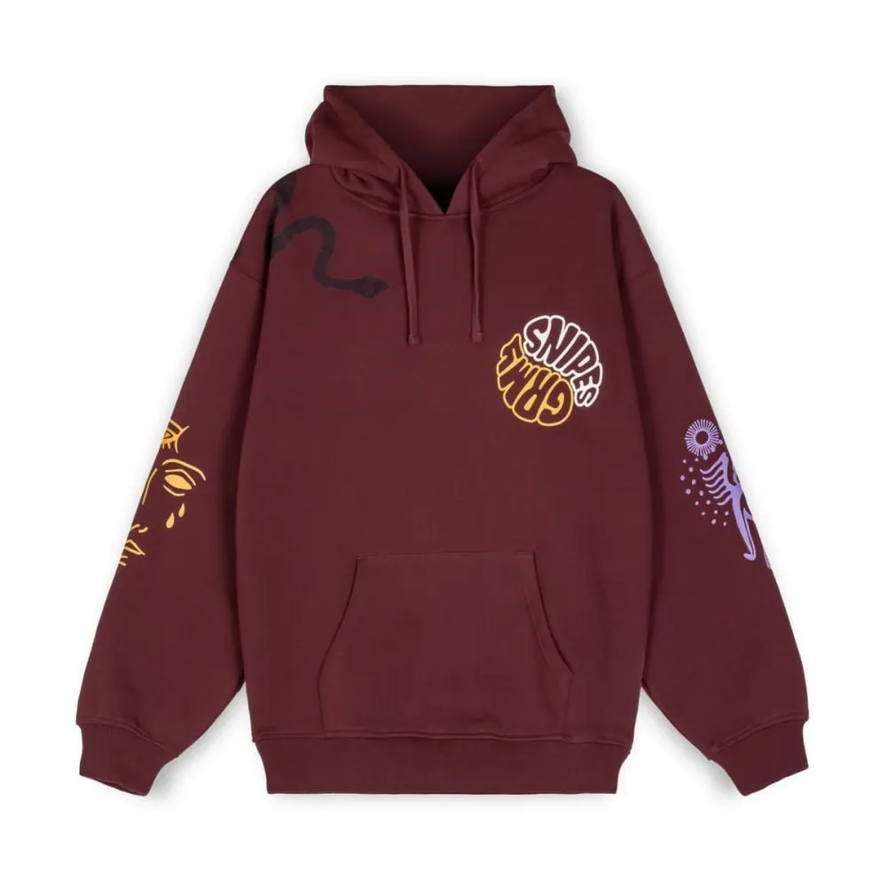 SUDADERA UNISEX GRIMEY "SNIPES X GRIMEY TRUE ROOTS" HOODIE  BROWN | FALL 22