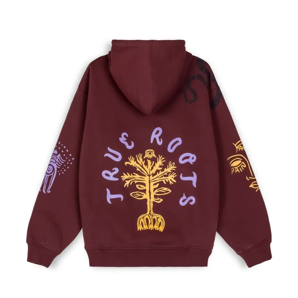 SUDADERA UNISEX GRIMEY "SNIPES X GRIMEY TRUE ROOTS" HOODIE  BROWN | FALL 22