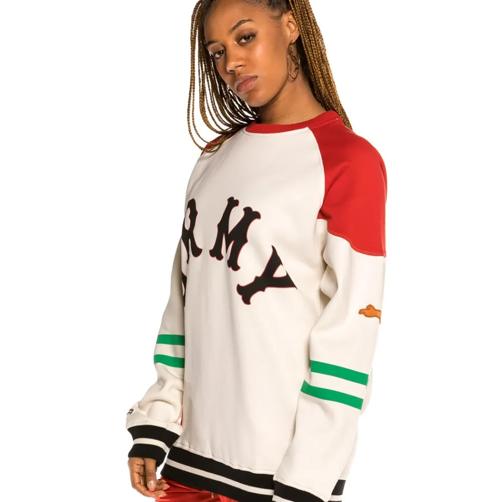 SUDADERA UNISEX GRIMEY "THE LOOT" CREWNECK  WHITE | SPRING 21