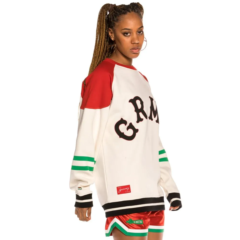 SUDADERA UNISEX GRIMEY "THE LOOT" CREWNECK  WHITE | SPRING 21