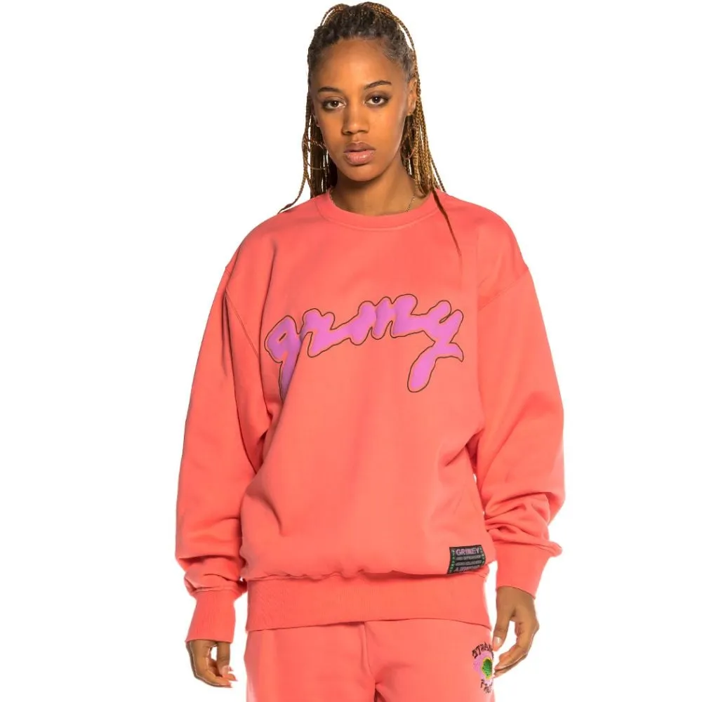 SUDADERA UNISEX GRIMEY STRANGE FRUIT CREWNECK  CORAL | SPRING 21