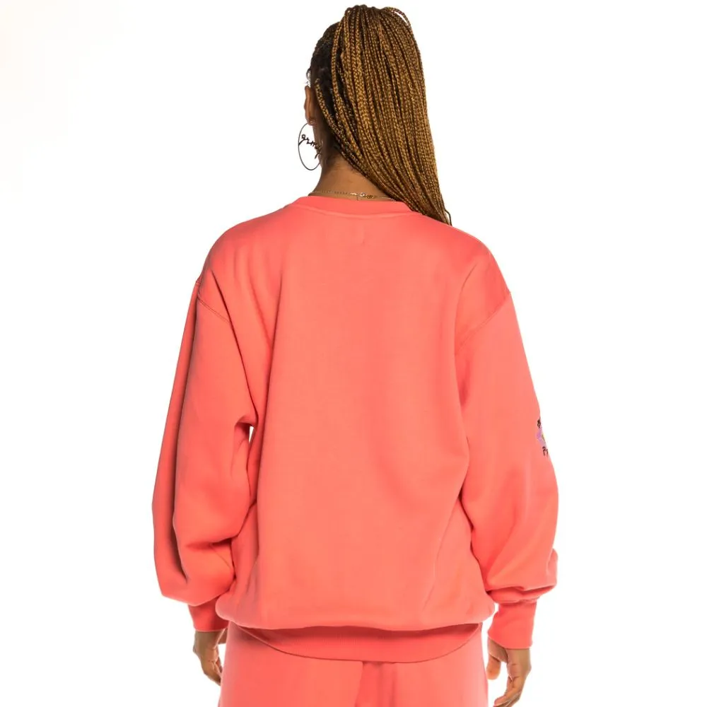 SUDADERA UNISEX GRIMEY STRANGE FRUIT CREWNECK  CORAL | SPRING 21