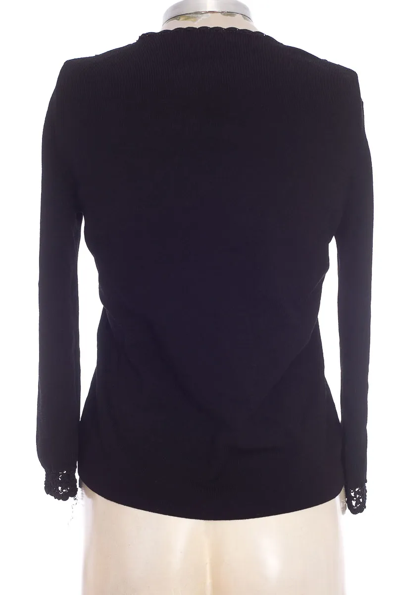 SWEATER COLOR NEGRO  CABLE &AMP; GAUGE