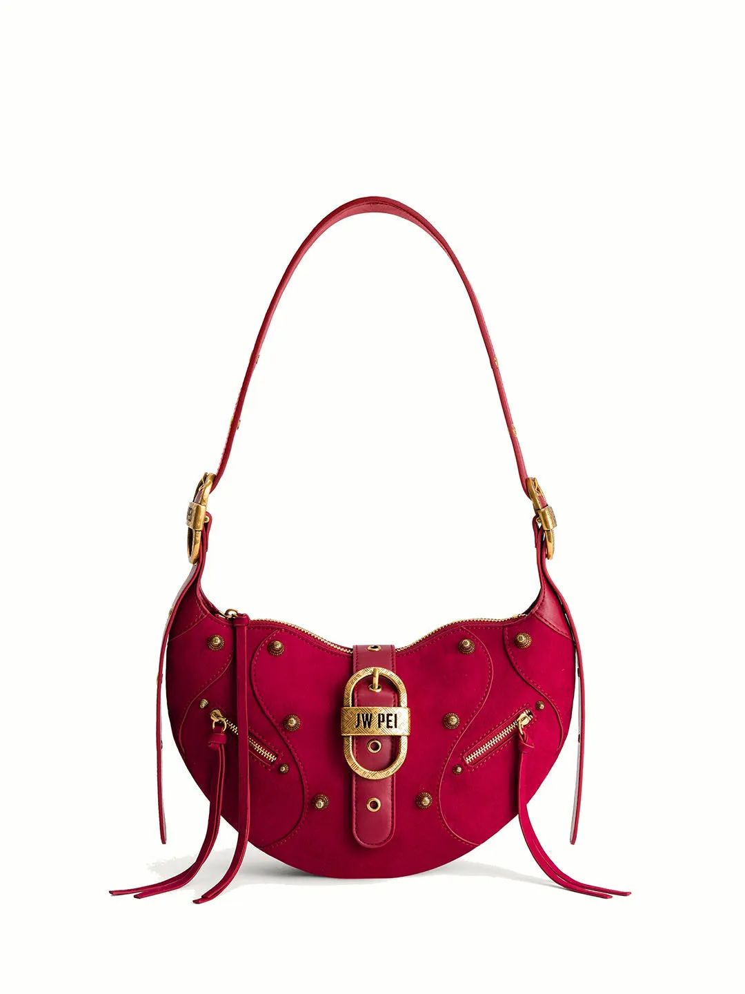 Tessa Suede deep magenta
