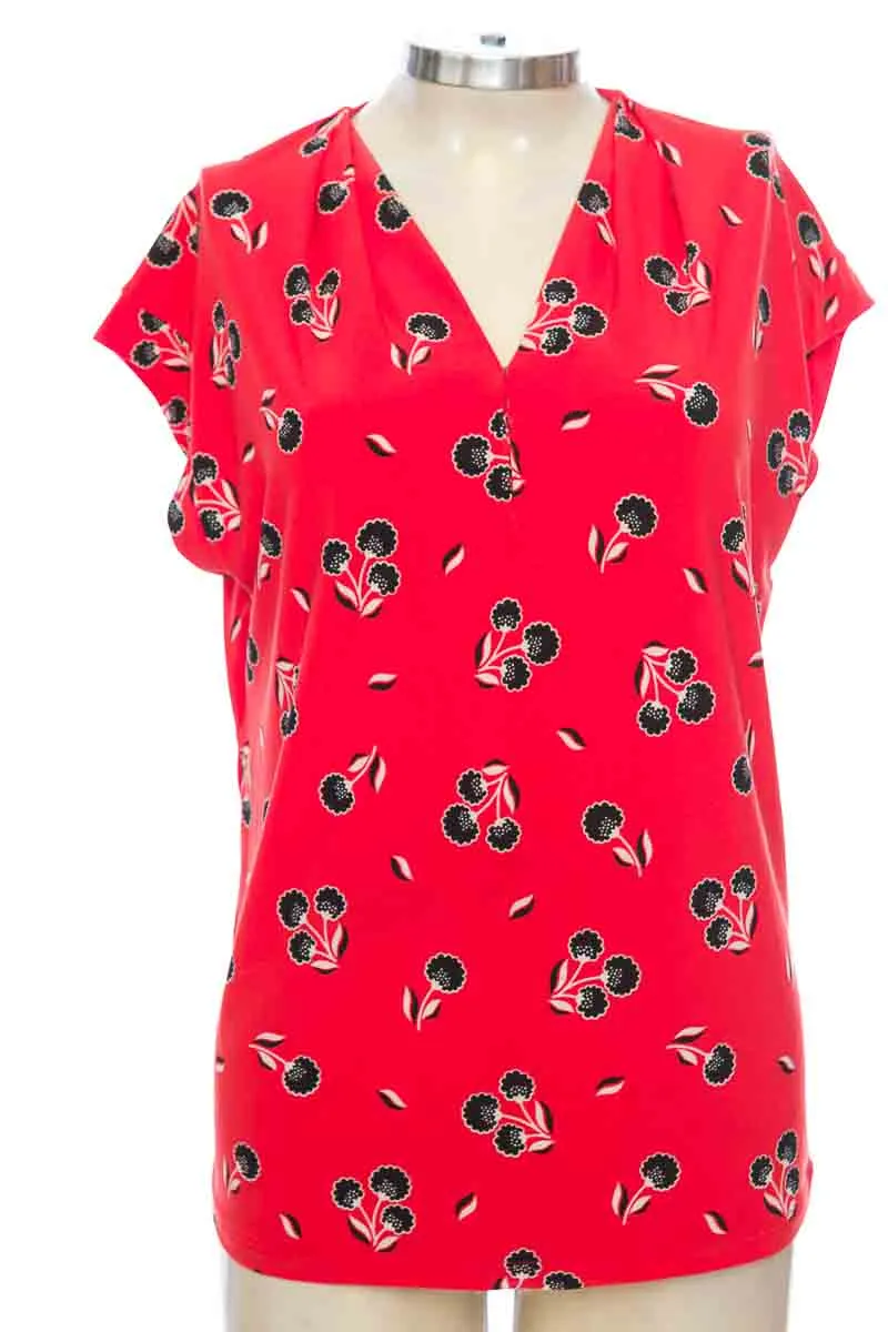 TOP / CAMISETA COLOR ROJO  ANNE KLEIN
