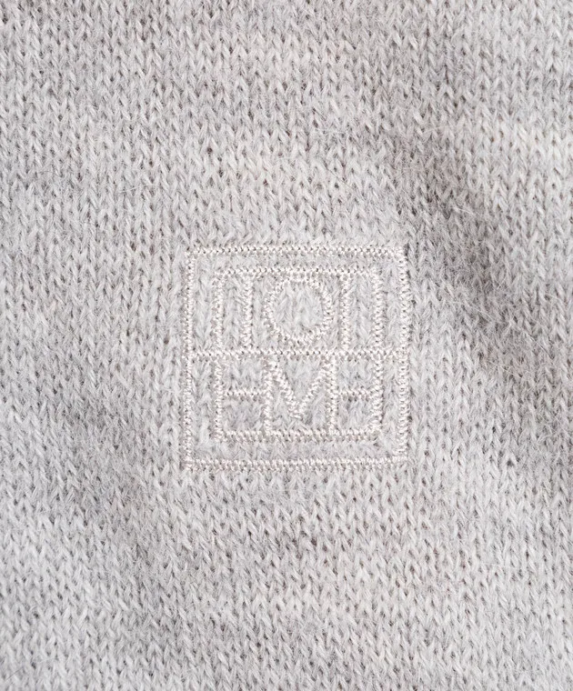 Toteme Gray alpaca and wool sweater
